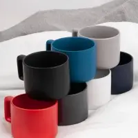 Чашка Jumbo в коробке матовая, темно-серая