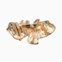 Брошь корейский стиль "Мятая" цвет золото Брошь корейский стиль "Мятая" цвет золото
