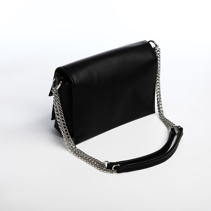 Сумка-мессенджер на молнии, цвет чёрный Сумка-мессенджер на молнии, цвет чёрный