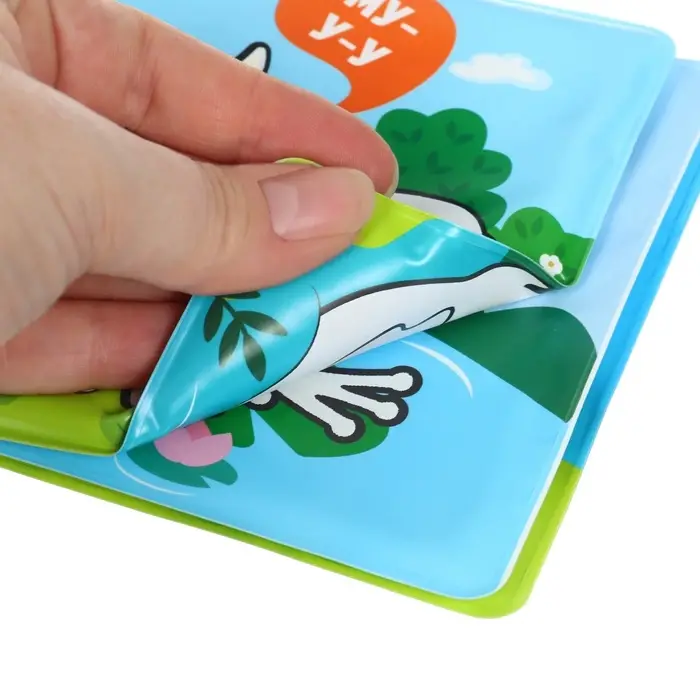 Книжка - игрушка для ванны Крошка Я &laquo;Кто как говорит&raquo;, водная раскраска, от 4 мес.