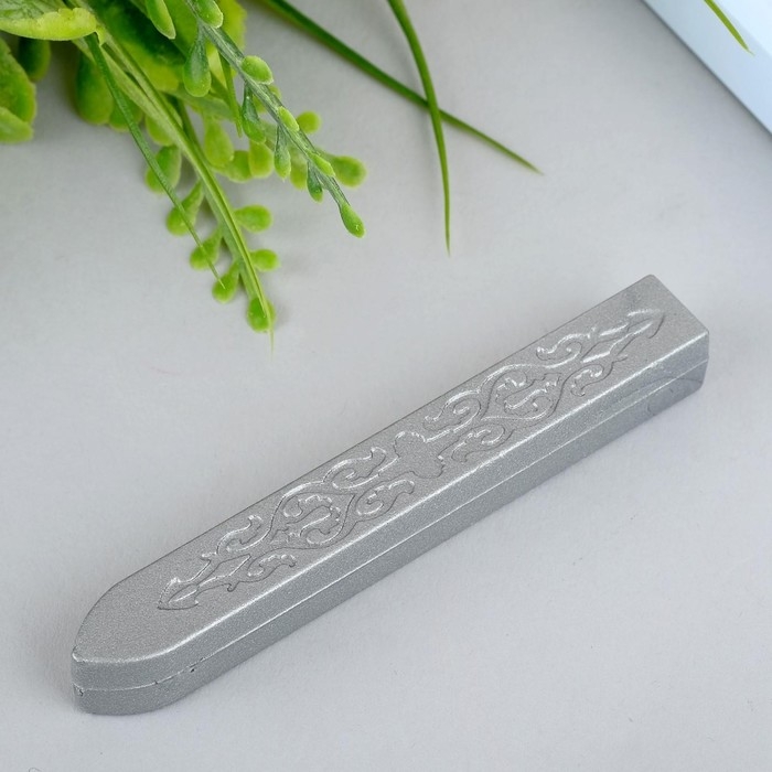 Сургуч для печати  Сургуч для печати "Серебро" набор 5 шт 9х1х1 см