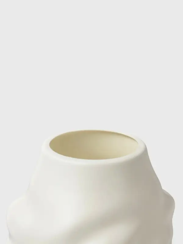 Ваза для цветов, пластик, 9&times;6&times;20 см, 1.7 л, белая