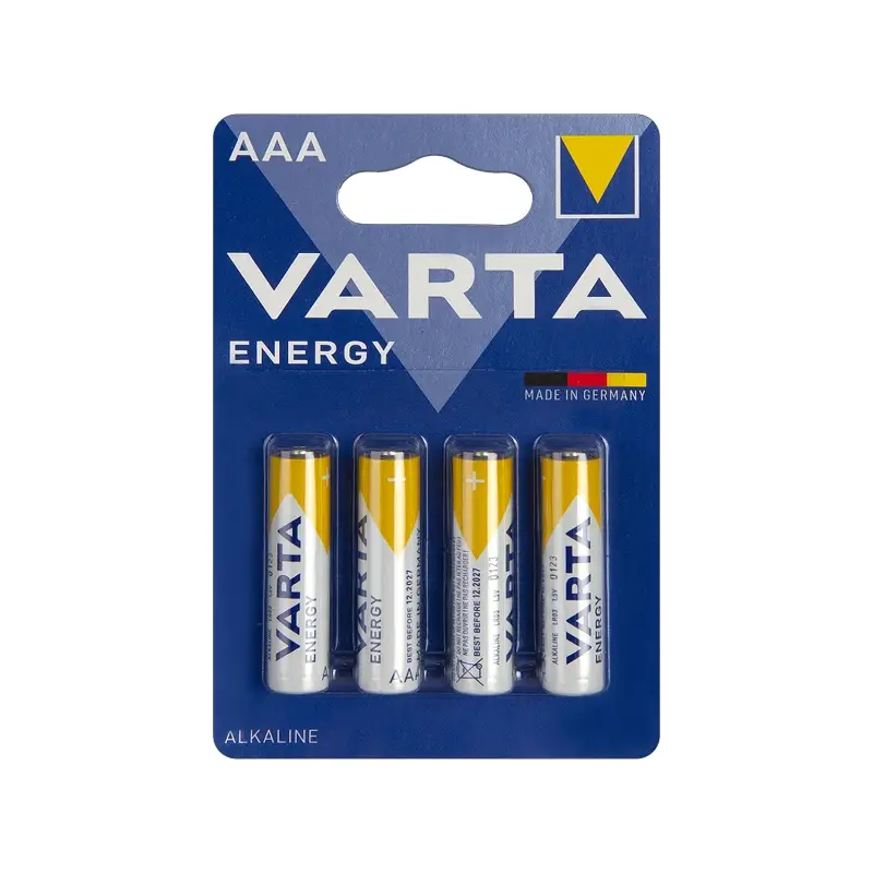 Батарейка Varta ENERGY LR03 AAA BL4 Alkaline 1.5V (4103) (4/40/200) Батарейка Varta ENERGY LR03 AAA BL4 Alkaline 1.5V (4103) (4/40/200)