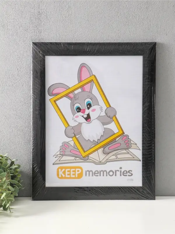 Фоторамка для фото 30&times;40 см Keep memories Luxe Elegance, пластик, чёрный, (пластиковый экран)