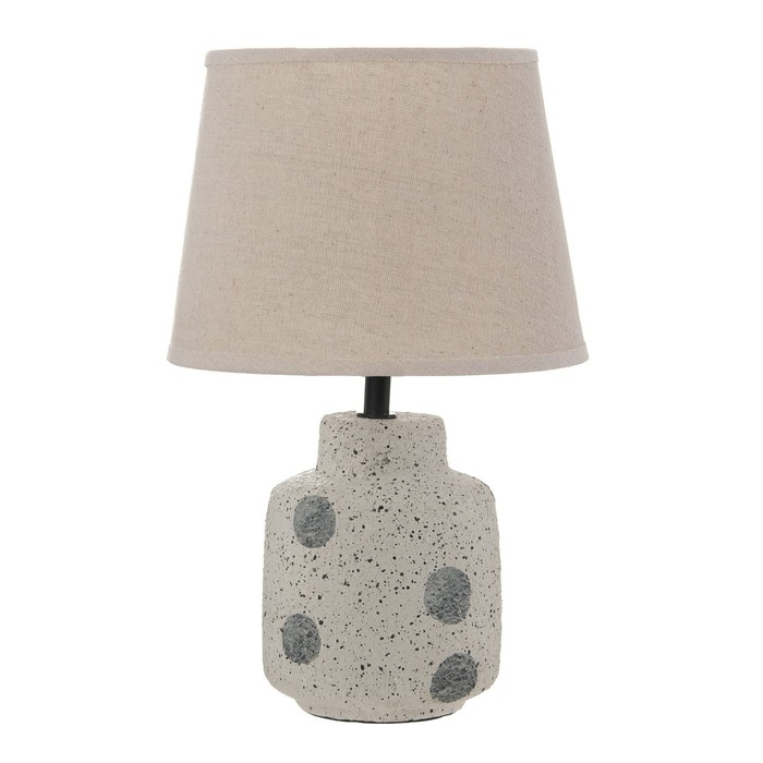 Настольная лампа Настольная лампа "Аурика" Е14 40Вт серый 20х20х33 см RISALUX