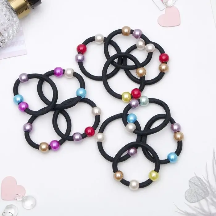 Резинка для волос «Три шарика», цветные, МИКС Резинка для волос «Три шарика», цветные, МИКС