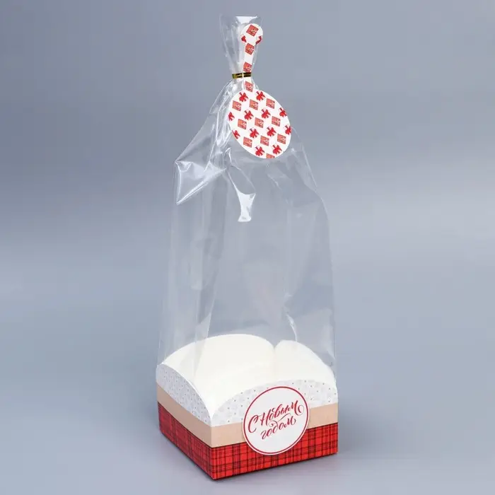 Пакет с коробкой «Новый год», 12 х 12 х 40 см Пакет с коробкой «Новый год», 12 х 12 х 40 см