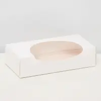 Коробка самосборная, 20×10×5 см, белая