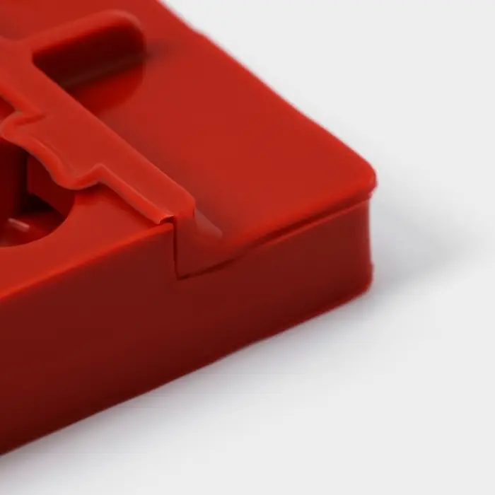 Форма для леденцов &laquo;Батончик&raquo;, силикон, 19&times;11&times;2 см, 5 ячеек (6&times;2.6 см), МИКС