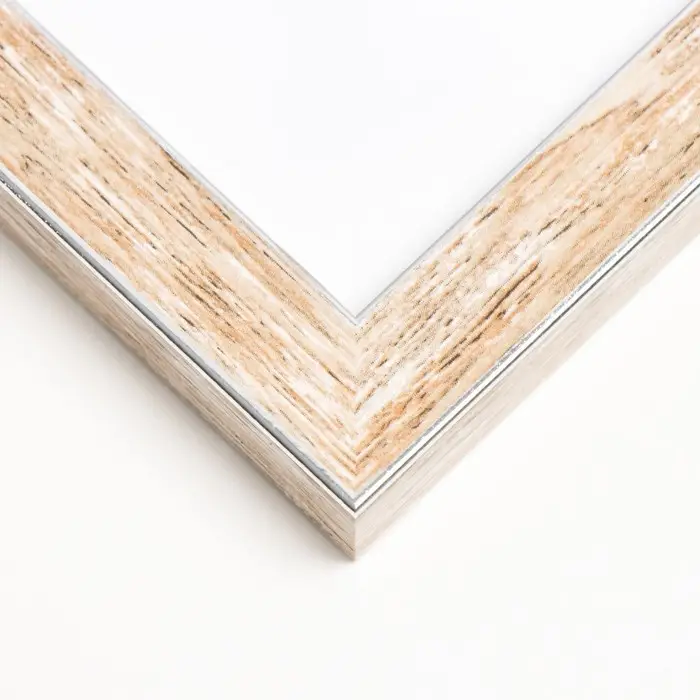 Фоторамка пластик "Акварель" 30х40 см, прованс (пластик. экр)