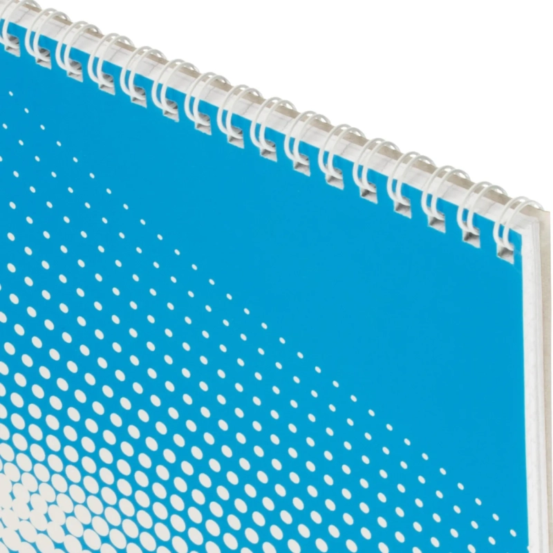 Блокнот А4,40л,клетка,метал.гребень,цв.обложка Forma