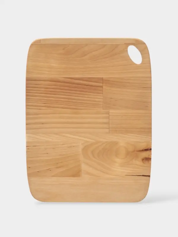 Доска разделочная Классик, пропитана маслом, береза, 24х17х1,8/1,6 см