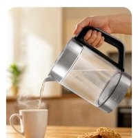 Чайник электрический стеклянный с подсветкой КТ-622 - 1.7 л Чайник электрический стеклянный с подсветкой КТ-622 - 1.7 л