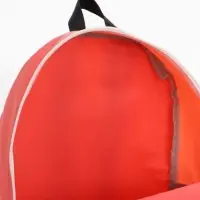 Рюкзак молодёжный на молнии, с карманом, однотонный, размер 29&times;12&times;39 см, розовый