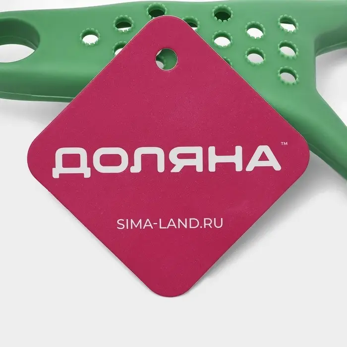 Овощечистка Доляна «Горох», двухсторонняя, 17,5 см, цвет зелёный Овощечистка Доляна «Горох», двухсторонняя, 17,5 см, цвет зелёный