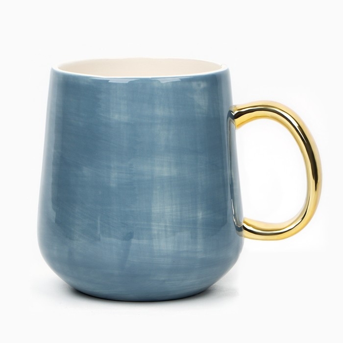 Новый год! Кружка новогодняя керамическая «Пингвин», 600 мл, цвет голубой Новый год! Кружка новогодняя керамическая «Пингвин», 600 мл, цвет голубой