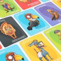 Настольная игра &laquo;Ослик, суслик, таракан, пирожок, тукан&raquo;, 3-6 игроков, 14+
