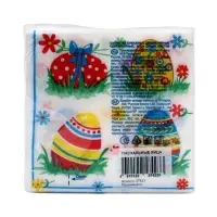 Салфетки бумажные &laquo;Пасхальные яйца&raquo;, 1 слой, 24х24 см, 40 шт