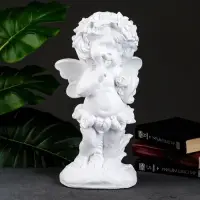 Фигура гипс &laquo;Фея стоя&raquo;, 12&times;22&times;43 см, белый