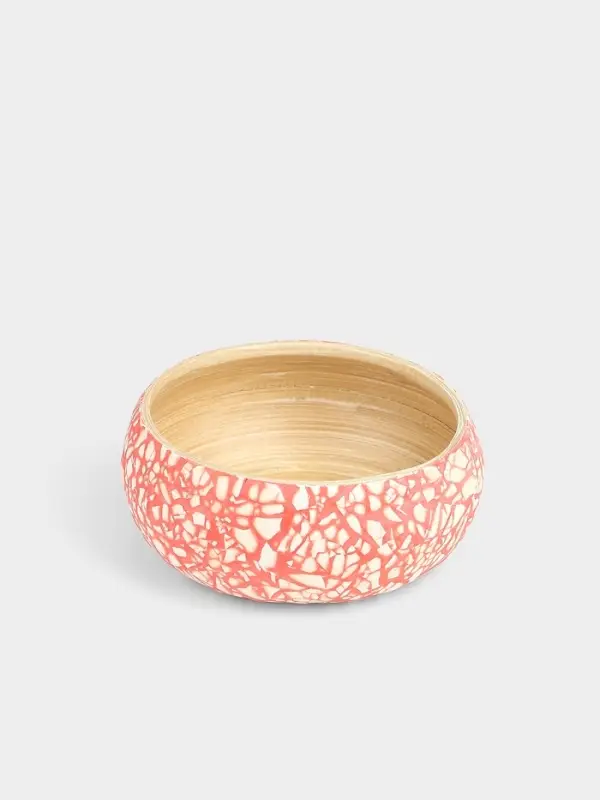 Ваза для фруктов, 15&times;15&times;6 см, бамбук