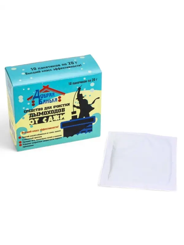 Очиститель дымохода Добрая Банька (10шт*20гр) Очиститель дымохода Добрая Банька (10шт*20гр)