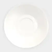 Кофейная пара Wilmax, 2 предмета: кружка 100 мл, блюдце d=13 см, фарфор, белая