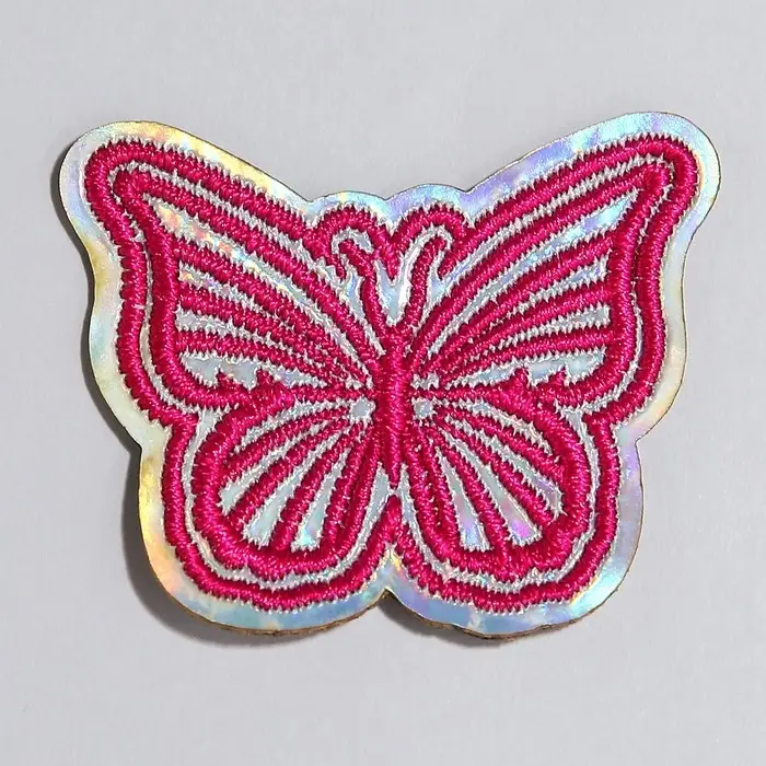 Термонаклейка на одежду «Бабочка», 4,3 х 3,3 см Термонаклейка на одежду «Бабочка», 4,3 х 3,3 см