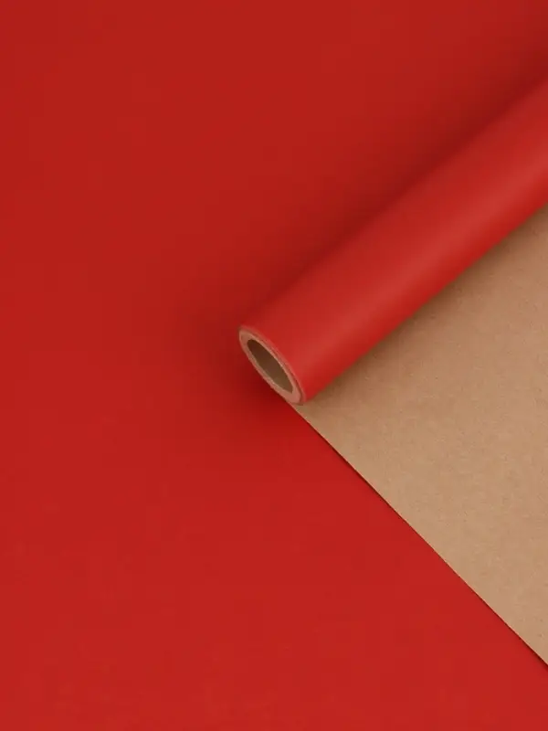 Бумага упаковочная крафт, "МИКС №1", 0,68 х 5&plusmn;5% м, 70 г набор 3 шт