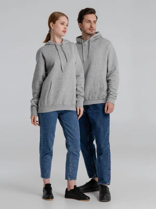 Толстовка с капюшоном Slam 320, темно-серая, размер XS