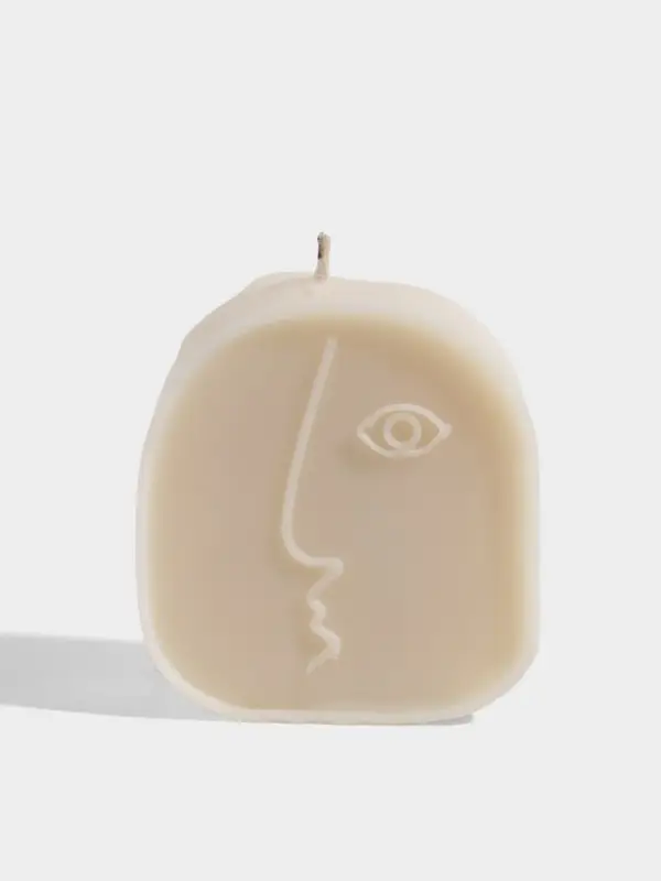 Свеча &laquo;Пикассо&raquo;, 7&times;2.5&times;8 см, соевый воск, МИКС