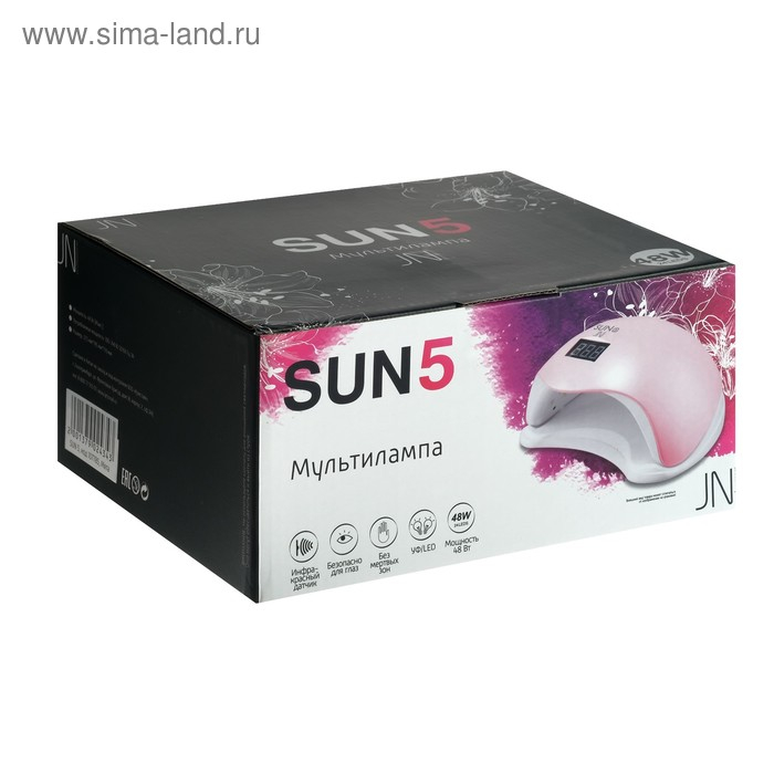 Лампа для гель-лака JessNail SUN 5, UV/LED, 48 Вт, таймер 10/30/60 сек, цвет мятный Лампа для гель-лака JessNail SUN 5, UV/LED, 48 Вт, таймер 10/30/60 сек, цвет мятный