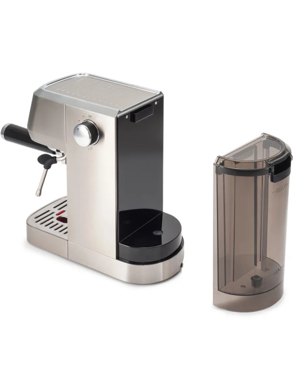 Кофеварка рожковая HEM-9990 серебристый Кофеварка рожковая HEM-9990 серебристый