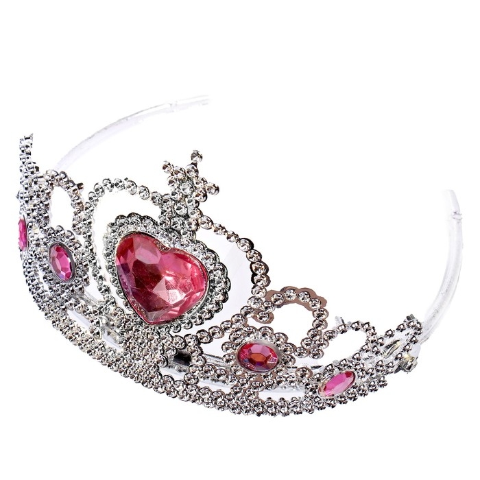 Корона «Сердце», цвета МИКС Корона «Сердце», цвета МИКС