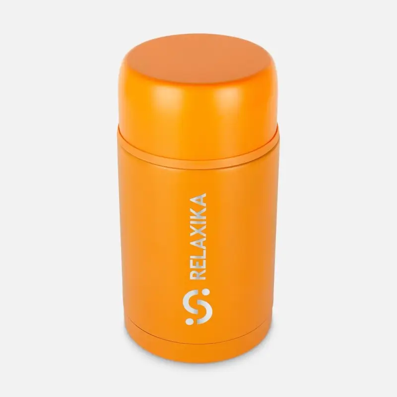 Термос для еды Relaxika 1000, желтый