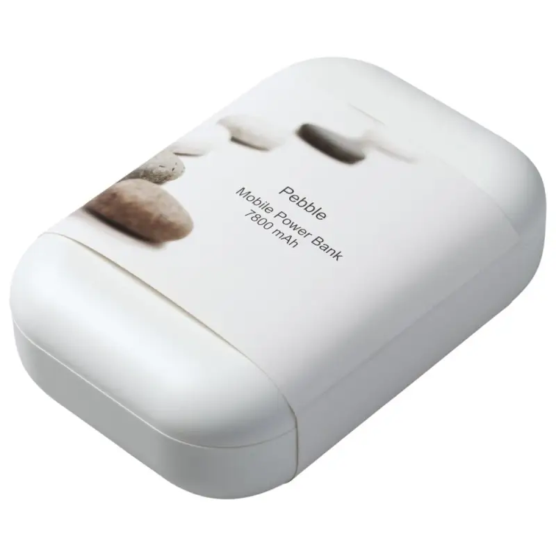 Внешний аккумулятор Pebble 7800 мАч, серо-синий Внешний аккумулятор Pebble 7800 мАч, серо-синий
