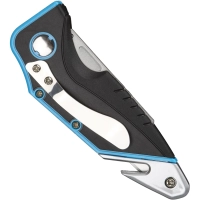 Нож универсальный складной Topfort 19мм трапец.+резак д/строп,стяжек