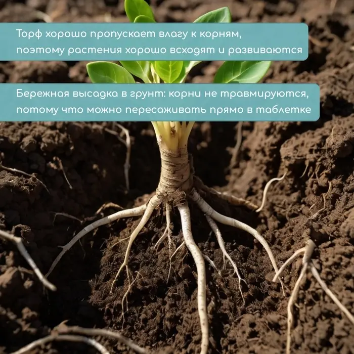 Таблетки торфяные, для рассады, d=3.6 см, с оболочкой, набор 10 шт.