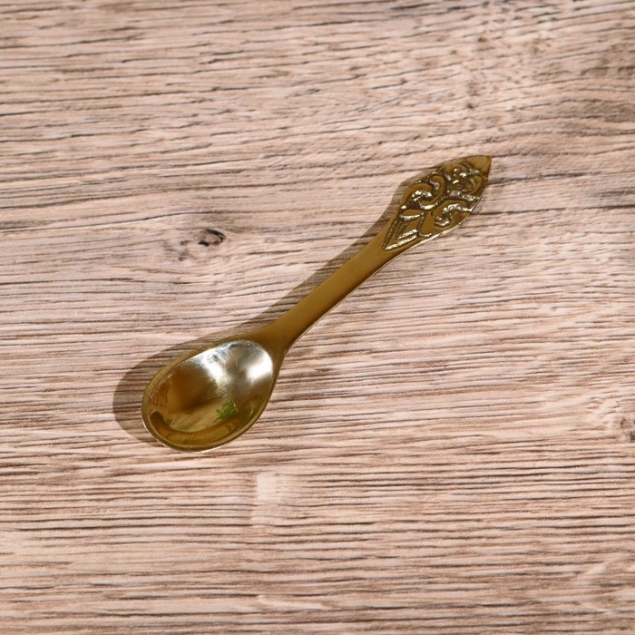 Креманка  Креманка "Айс крим" с ложечкой, латунь 9 см