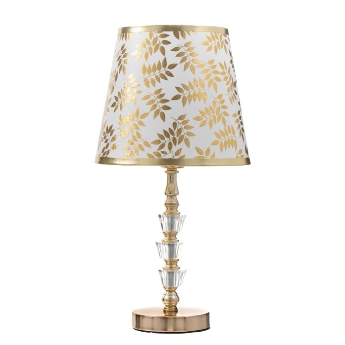 Лампа настольная Лампа настольная "Римма" 1x60Вт E27 золото 20х20х40см