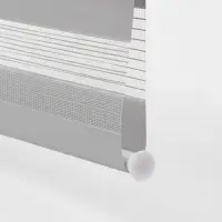 Штора рулонная 50х160см "День и Ночь" (по полотну 46х160см), цвет стальной