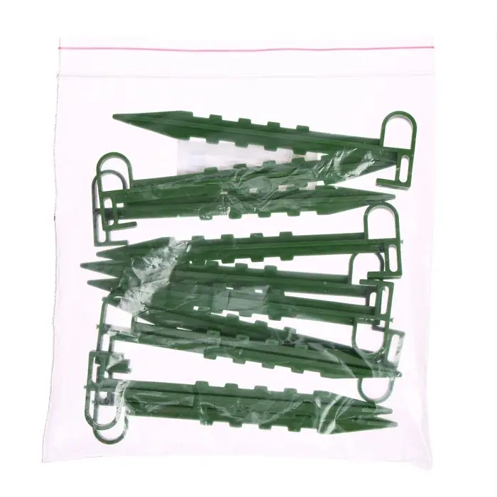 Набор колышков для зажима укрывного материала, h=14 см, набор 10 шт., Greengo