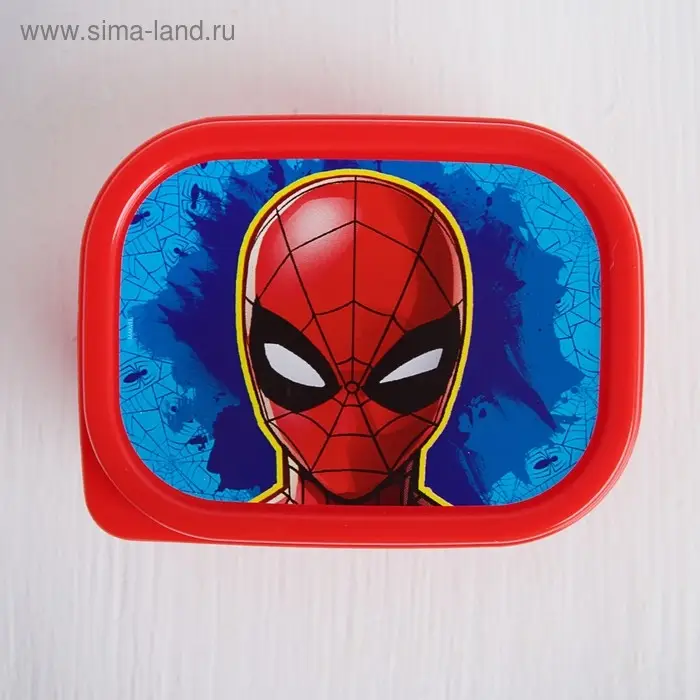 Ланч-бокс детский прямоугольный 150 мл, Человек-паук Ланч-бокс детский прямоугольный 150 мл, Человек-паук