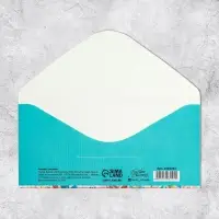 Конверт для денег &laquo;Цветочная фантазия&raquo;, 16,5 &times; 8 см