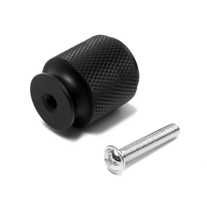 Ручка-кнопка CAPPIO PK327, d=20 мм, цвет черный, 8 шт. Ручка-кнопка CAPPIO PK327, d=20 мм, цвет черный, 8 шт.