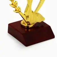 Кубок под нанесение, наградная фигура, золото, подставка пластик, 17.5&times;9.5&times;6.5 см