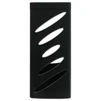 Лоток для бумаг Стамм &laquo;Тропик&raquo;, А4, вертикальный, 1 отделение, чёрный, ширина 110 мм