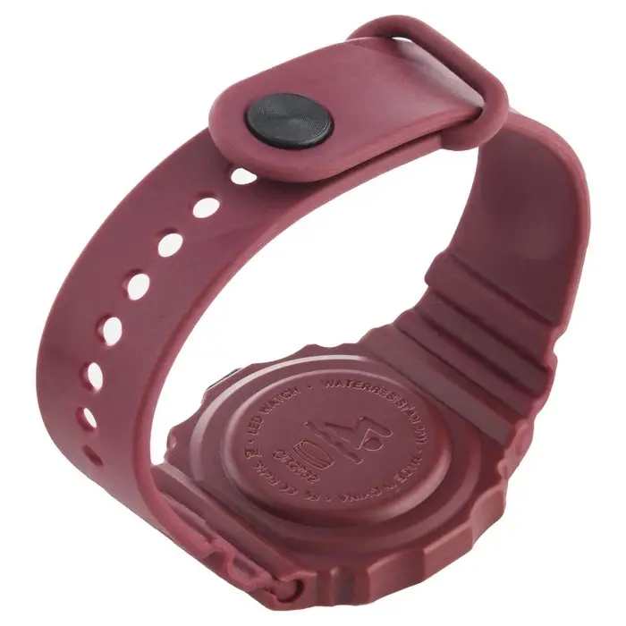 Часы наручные электронные, ремешок силикон, влагозащищённые, от батареек CR2450