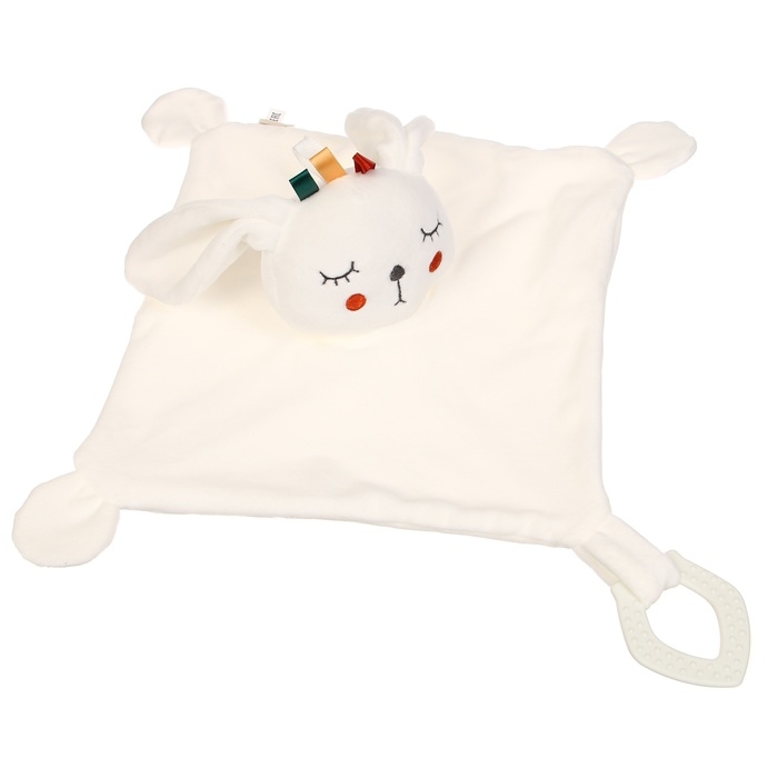 Комфортер - игрушка «Зайка Бонни», погремушка, прорезыватель, цвет белый, Крошка Я Комфортер - игрушка «Зайка Бонни», погремушка, прорезыватель, цвет белый, Крошка Я