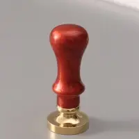 Печать для сургуча с пластиковой ручкой &laquo;Венок с буквой Y&raquo;, 2.5&times;2.5&times;6.3 см