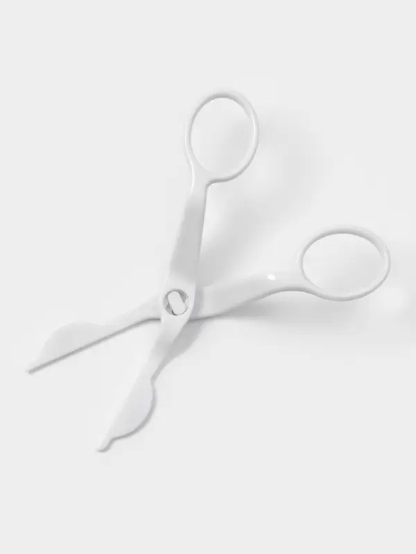 Ножницы кондитерские Доляна, 13&times;5.5 см, пластик, белые